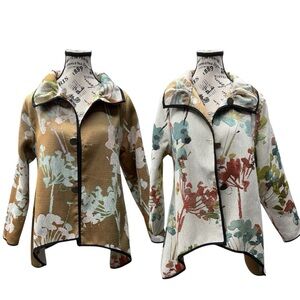 I-Reversibles Floral Tapestry Jacket